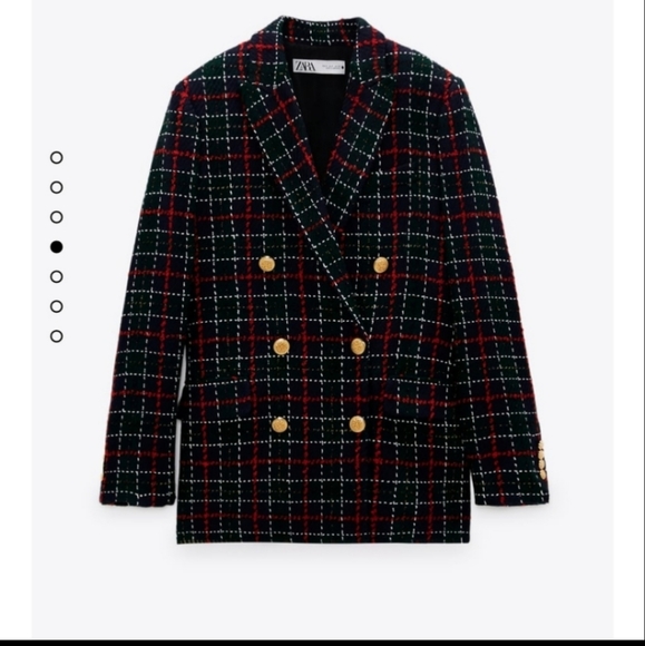Zara plaid Blazer - Picture 1 of 6